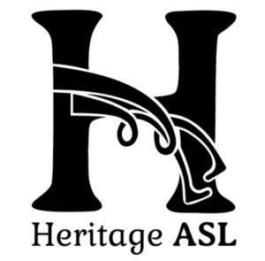 Heritage ASL black/white logo